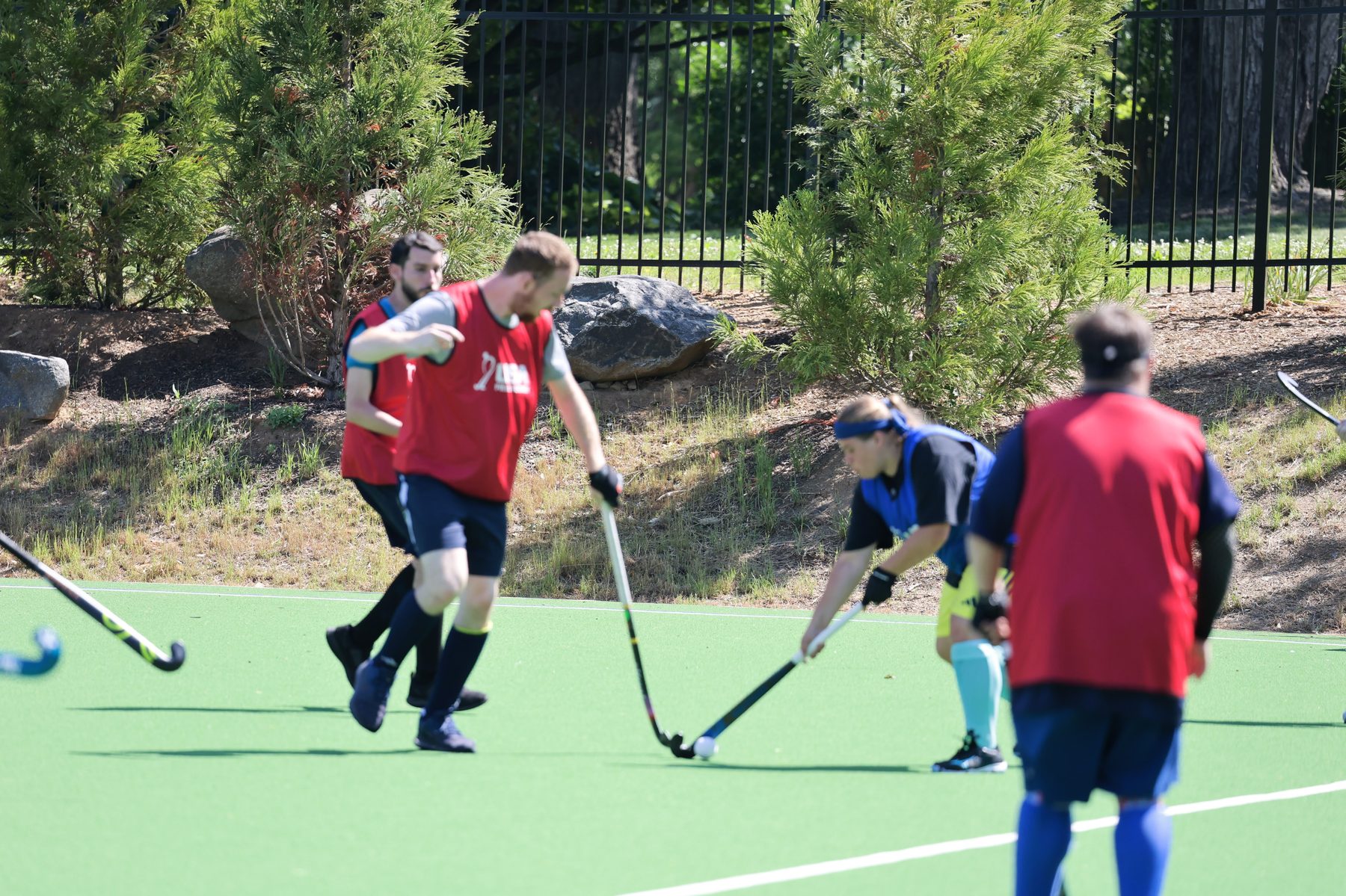 Team USA Hockey ii players in action